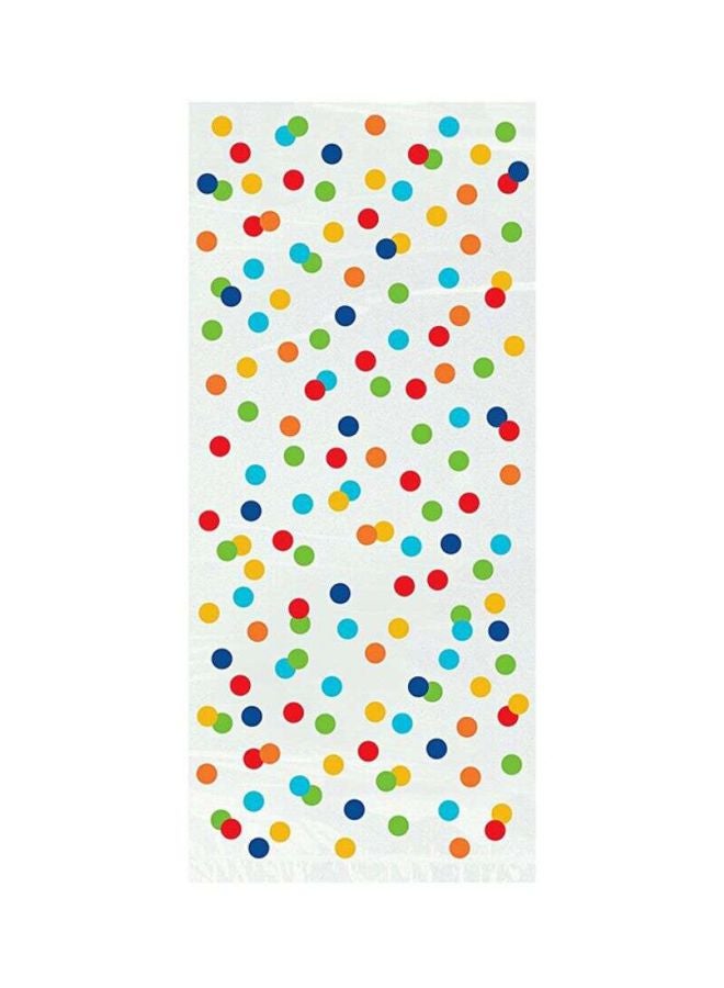 Unique 20-Piece Polka Dot Gift Bag Set 13.5x0.1x35cm - Image 2