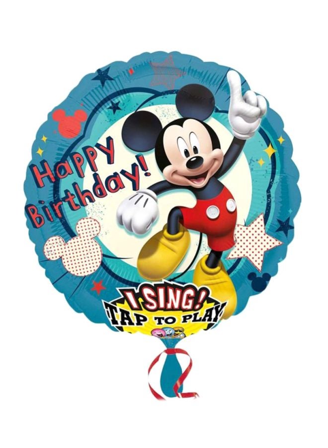 Amscan I Sing Printed Mickey Mouse Clubhouse Happy Birthday P75 28inch  - Image 1