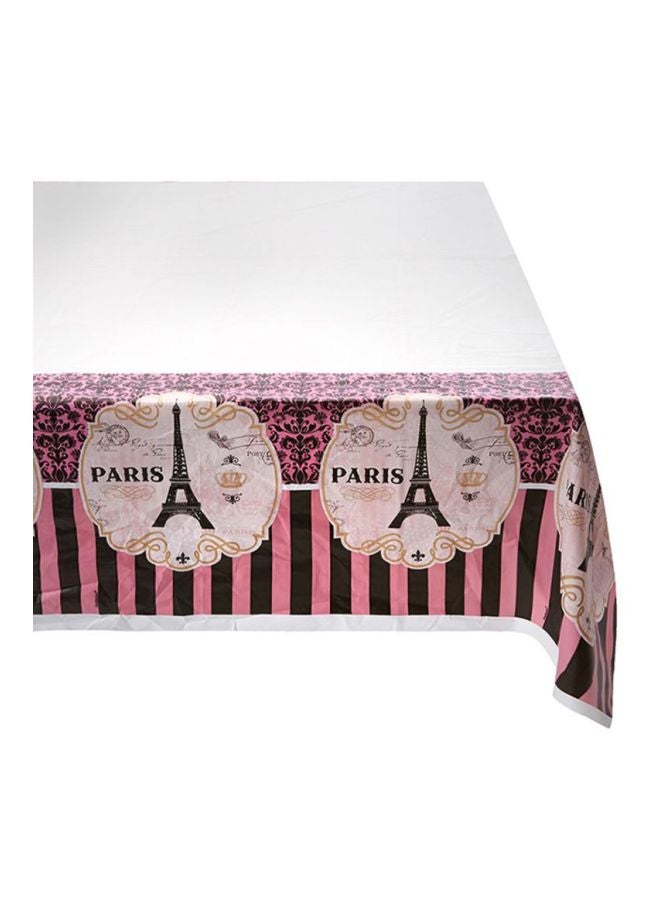 Amscan A Day In Paris Tablecover Rectangular, Birthday Party Decorations - Image 2