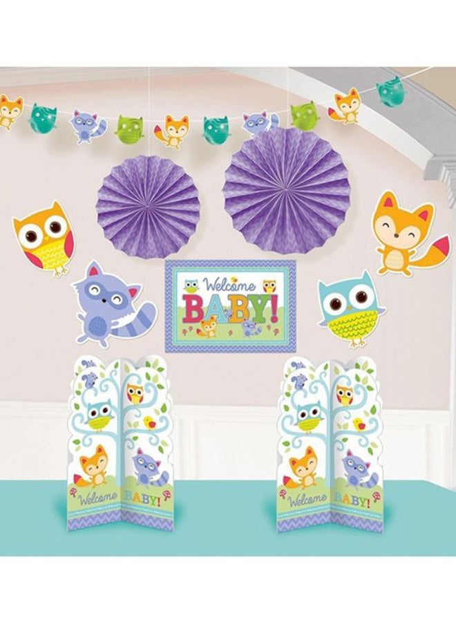 Amscan Woodland Welcome Room Decorating Kit Indoor Decorations Party Supplies - Image 2