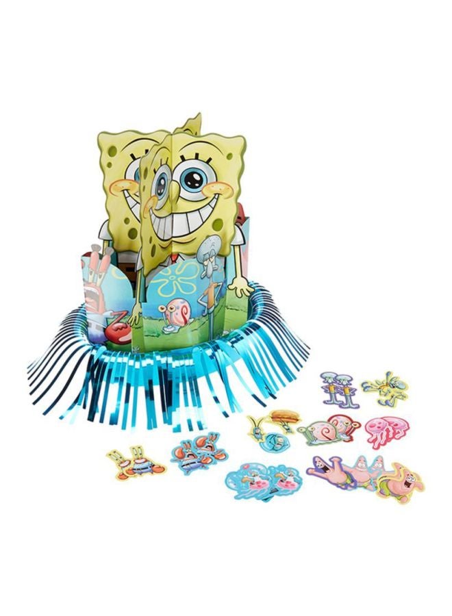 Designware - 23-Piece SpongeBob Table Decoration Set for Kids Birthday Theme Party Supplies, Table Centerpiece Decorations - Image 1