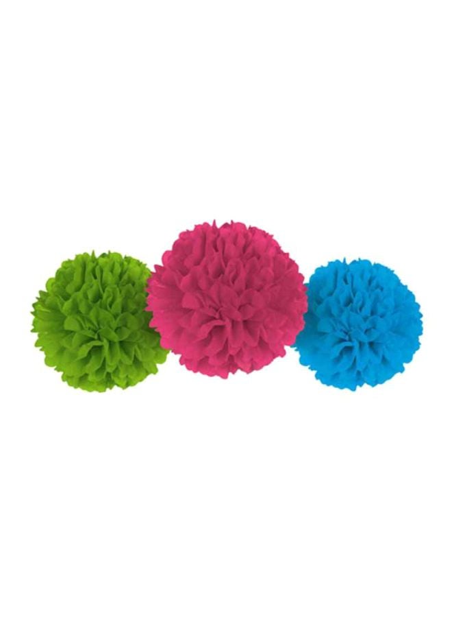 Amscan 3-Piece Fluffy Paper Decoration