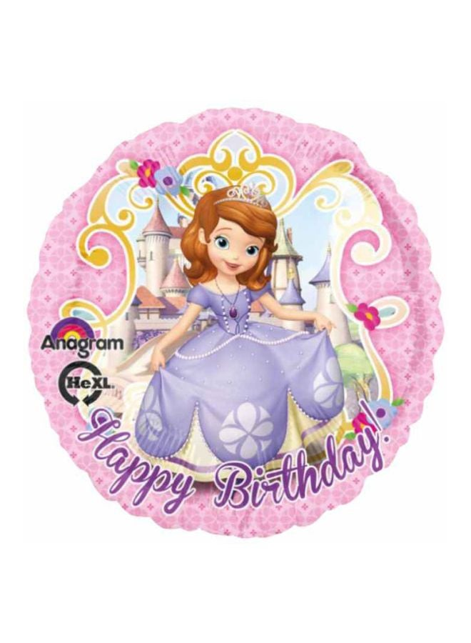 Amscan Sofia: The First Birthday Balloon 18inch - Image 1