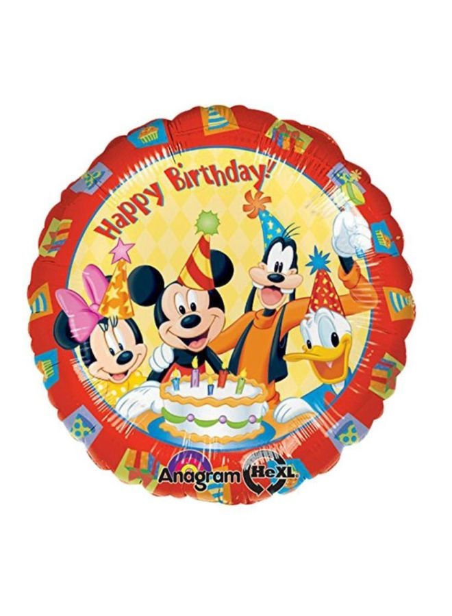 أمسكان بالون أعياد الميلاد ميكي وأصدقائه طراز S60 18بوصة - Image 1