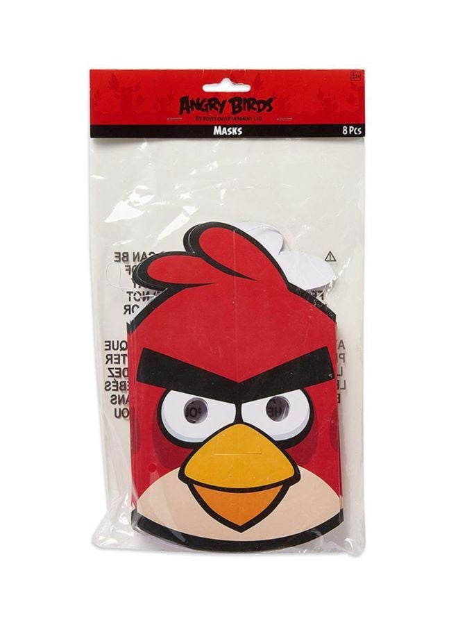 Amscan 8-Piece Angry Birds Mask Set - Image 2