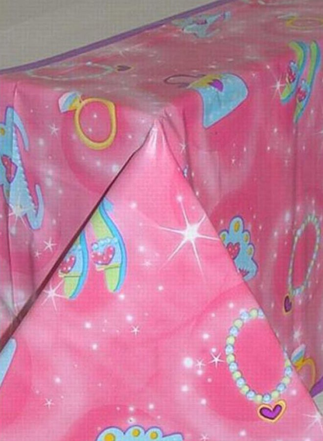 Amscan Princess Plastic Tablecover 102 x 54inch Rectangular, Birthday Party Decorations 102 x 54inch - Image 3