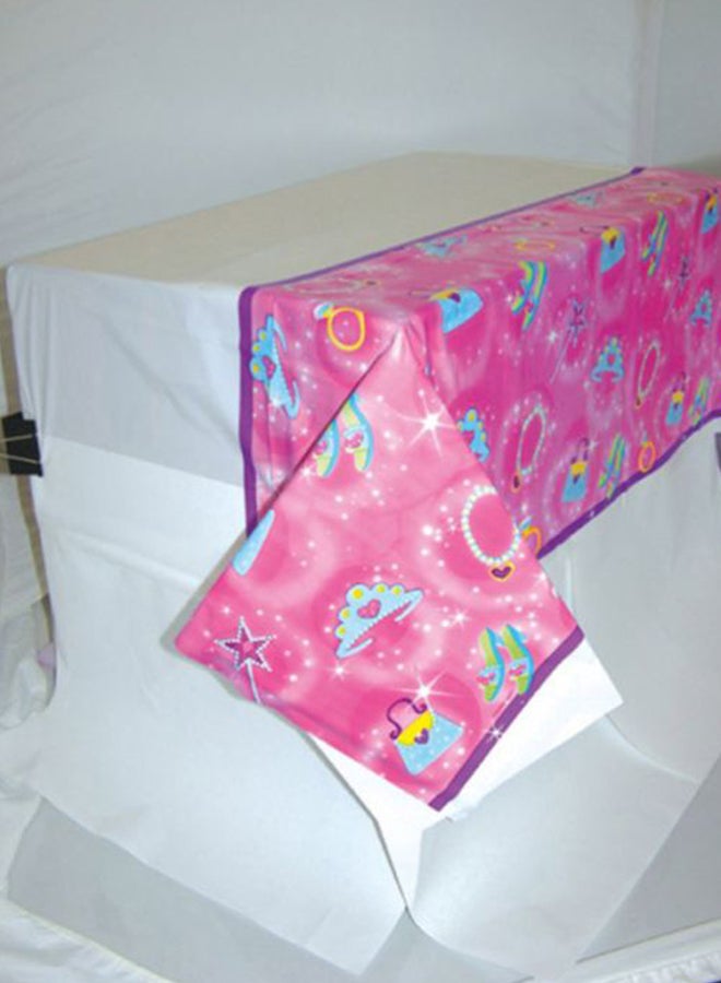 Amscan Princess Plastic Tablecover 102 x 54inch Rectangular, Birthday Party Decorations 102 x 54inch - Image 2