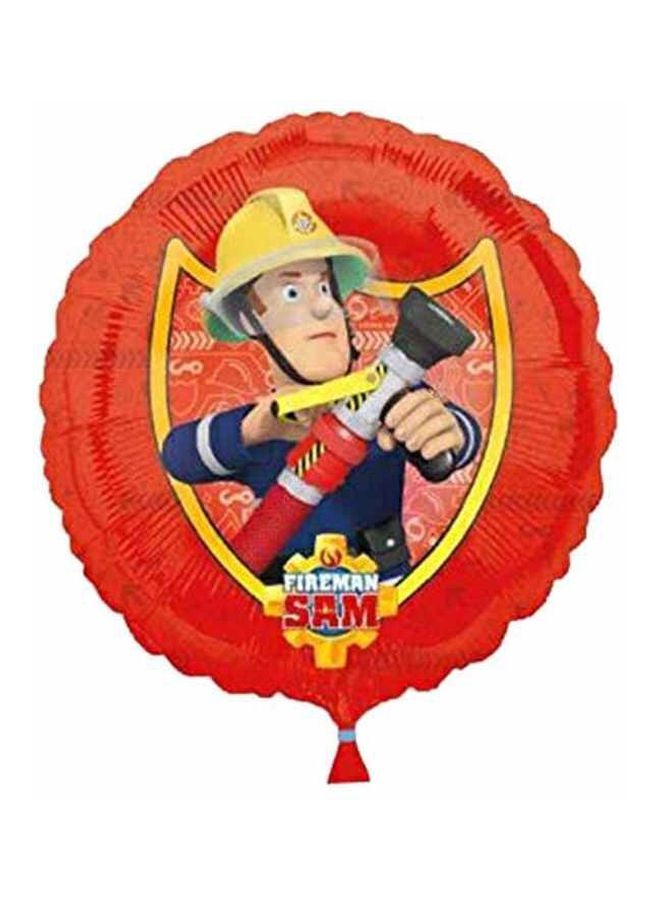 Amscan Fireman Sam Designed Balloon S60 18inch - Image 1
