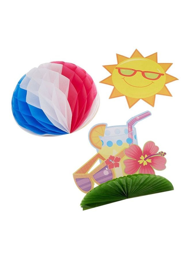 Amscan 10-Piece Fun In The Sun Room Decorating Kit Party Supplies - Image 2