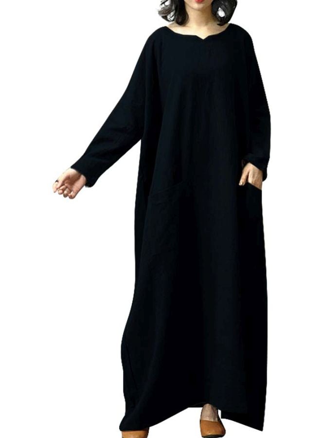 Solid Maxi Dress Dark blue  - Image 1