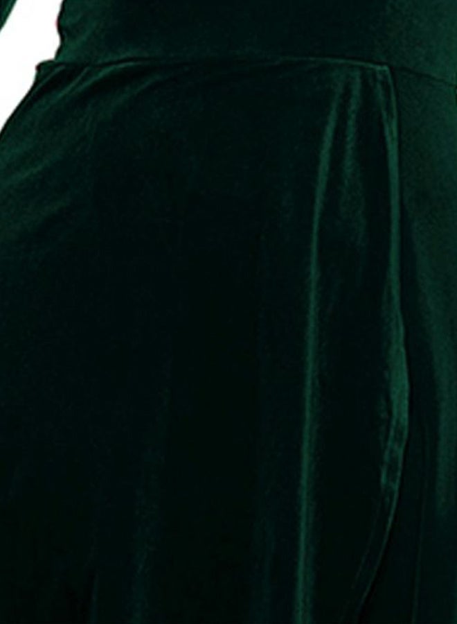 Generic Crossover Detailed Dress Army Green  - Image 3