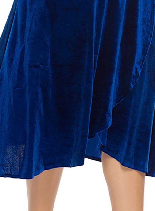 Generic Crossover Detailed Dress Blue  - Image 2