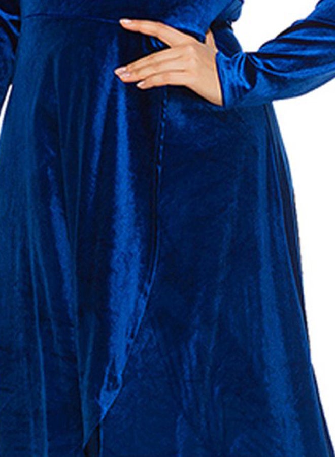 Generic Crossover Detailed Dress Blue  - Image 3
