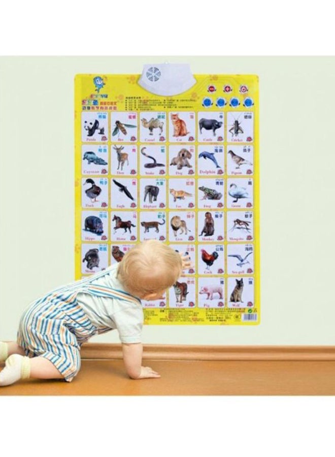 Unique Educational Wall Posters Wall Chart Sound Toy 30 x 20 x 5cm  - Image 2
