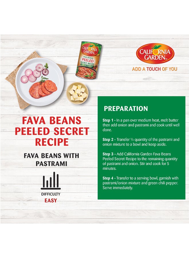 California Garden Fava Beans Secret Recipe 450grams  - Image 3