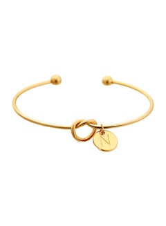N Alphabet Charm Bracelet
