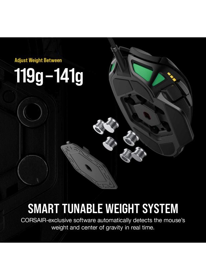 CORSAIR Nightsword RGB Tunable FPS/MOBA Wired Gaming Mouse - Image 4