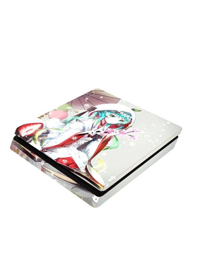 DATA FROG - Anime Print Skin For PlayStation 4 Slim Console And Controller - Image 1