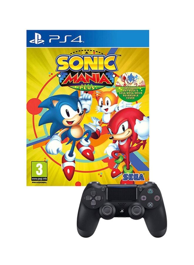 Sonic Mania Plus (Intl Version) With DualShock 4 Wireless Controller - adventure - playstation_4_ps4