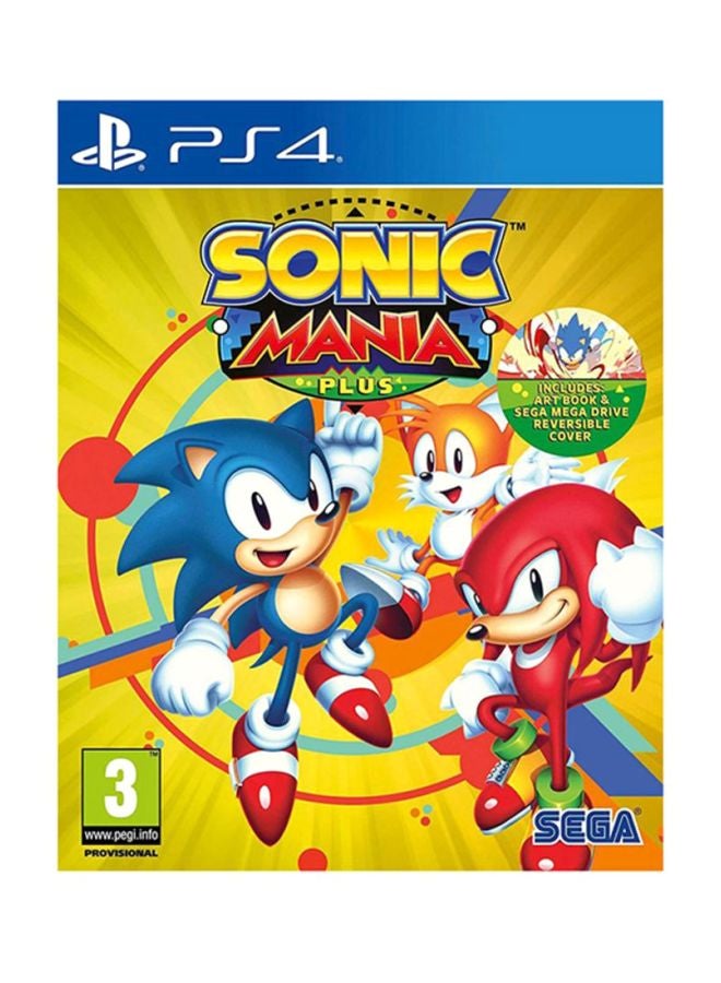 Sonic Mania Plus (Intl Version) With DualShock 4 Wireless Controller - adventure - playstation_4_ps4