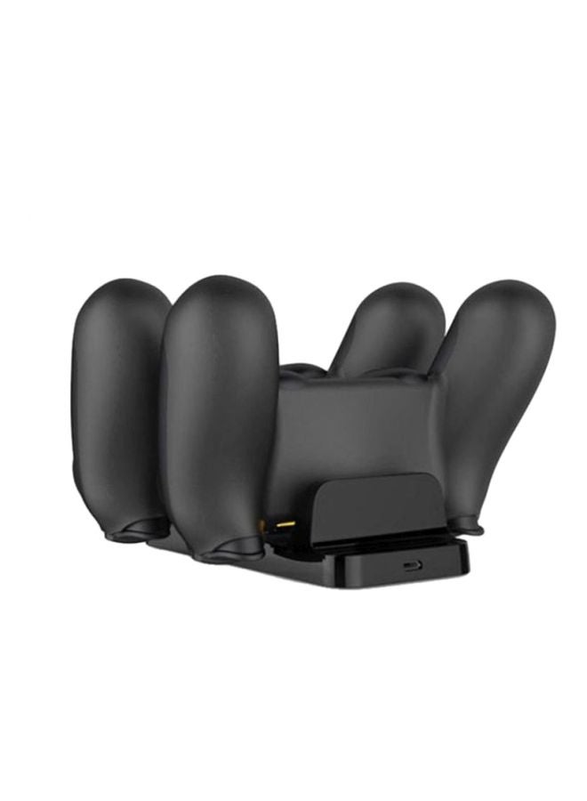 DOBE - Dual Wireless Charging Dock For PS4 Gaming Controllers - Black - Image 1