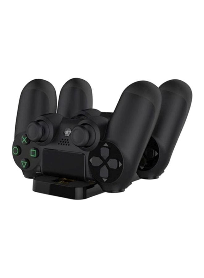 DOBE - Dual Wireless Charging Dock For PS4 Gaming Controllers - Black - Image 1
