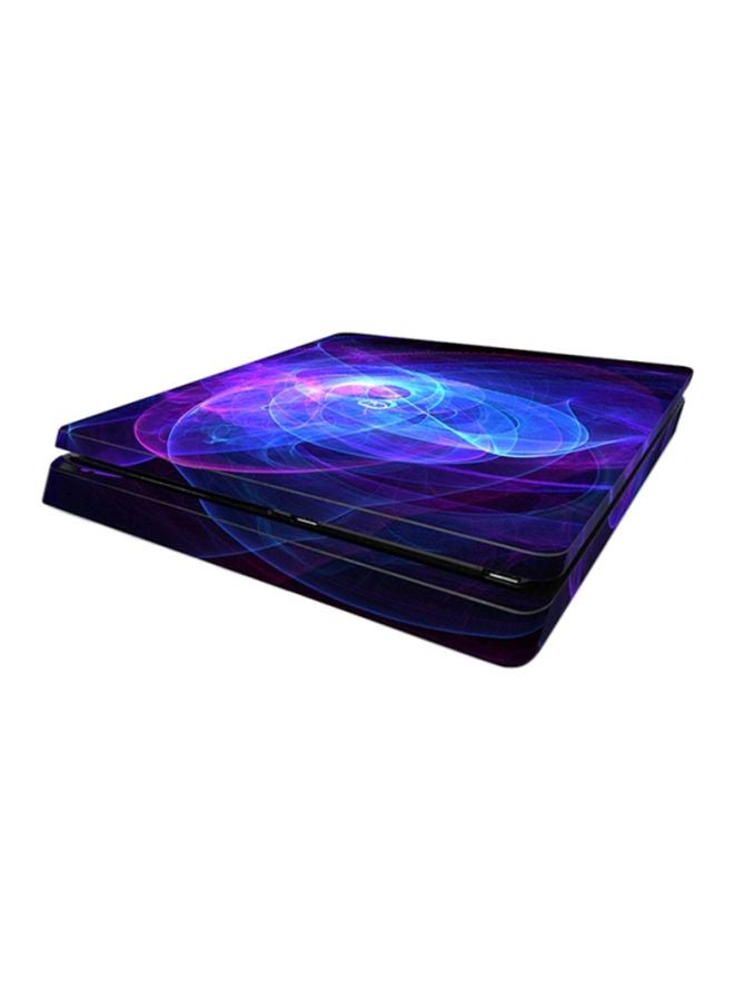 DATA FROG - 3-Piece Printed Sticker For PlayStation 4 Slim Console And Controller - Image 1