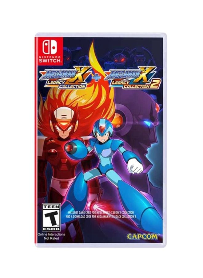 CAPCOM Megaman X Legacy Collection 1 + 2 (Intl Version) - Action & Shooter - Nintendo Switch  - Image 1