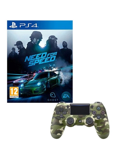Need For Speed (Intl Version) With DualShock 4 Wireless Controller - Racing - PlayStation 4 (PS4)