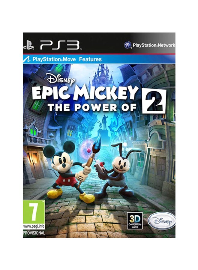 ديزني لعبة "Epic Mickey 2 The Power Of Two" (الإصدار العالمي) - مغامرة - بلاي ستيشن 3 (PS3) - Image 1