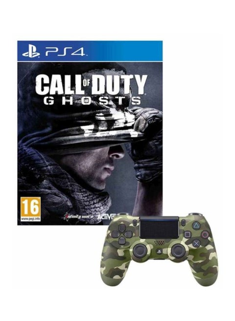 Call Of Duty: Ghosts (Intl Version) With DualShock 4 Wireless Controller - Action & Shooter - PlayStation 4 (PS4)