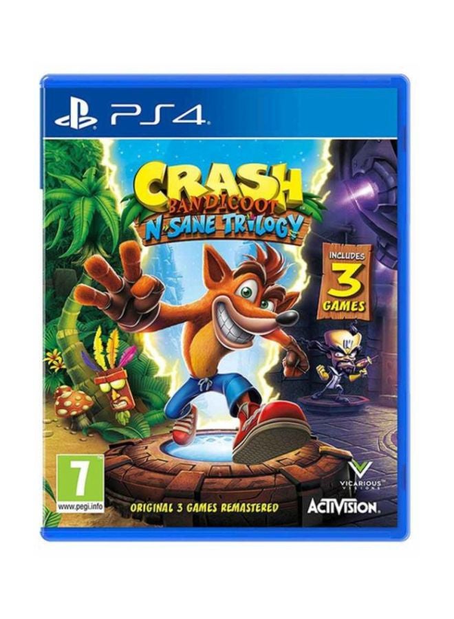 Bethesda - Crash Bandicoot N. Sane Trilogy With DUALSHOCK 4 Wireless Controller For PlayStation 4 (PS4) - Camouflage - adventure - playstation_4_ps4 - Image 1