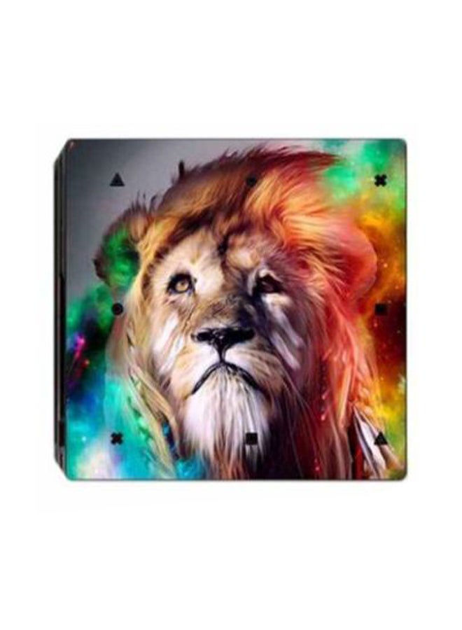 DATA FROG Lion Printed Console And Controller Sticker Set For PlayStation 4 (PS4) - Multicolour  - Image 4