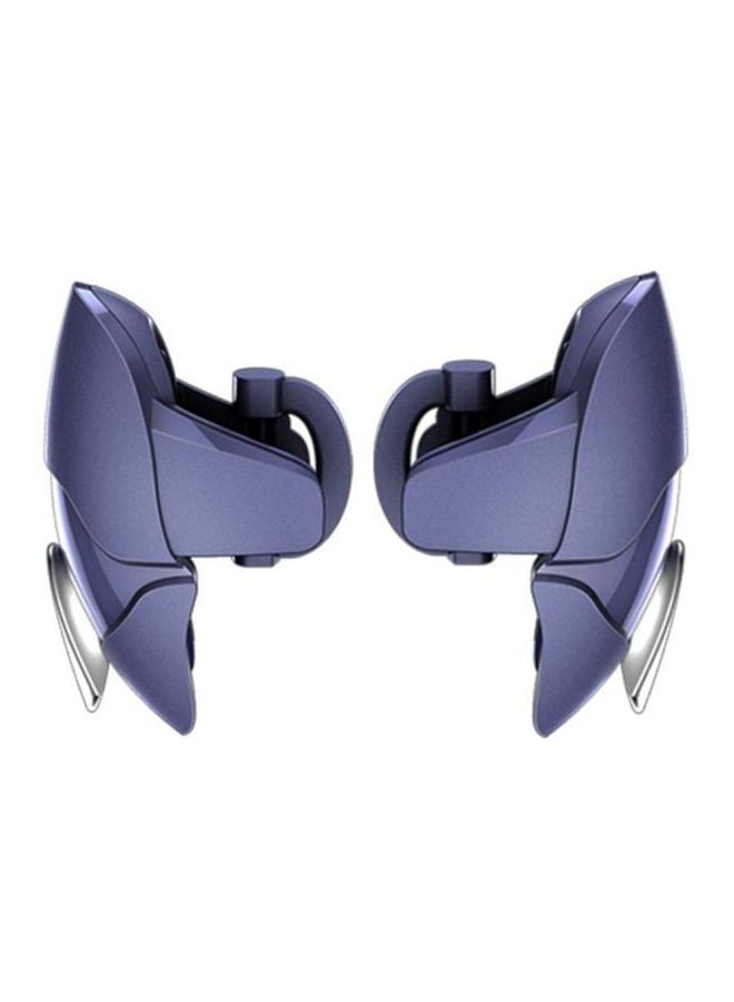 EHOME - 2-Piece Gamepad Trigger Controller - Blue/Silver - Wireless - Image 1