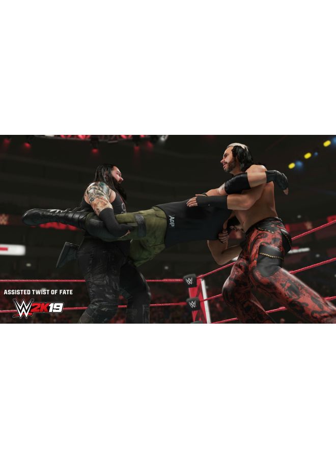 2K - WWE 2K19 (Intl Version) With DualShock 4 Wireless Controller - Fighting - PlayStation 4 (PS4) - Image 1