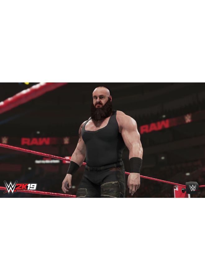 2K - WWE 2K19 (Intl Version) With DualShock 4 Wireless Controller - Fighting - PlayStation 4 (PS4) - Image 1