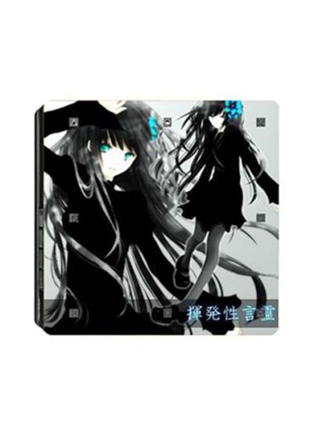 Anime Print Skin For PlayStation 4 Slim Console And Controller