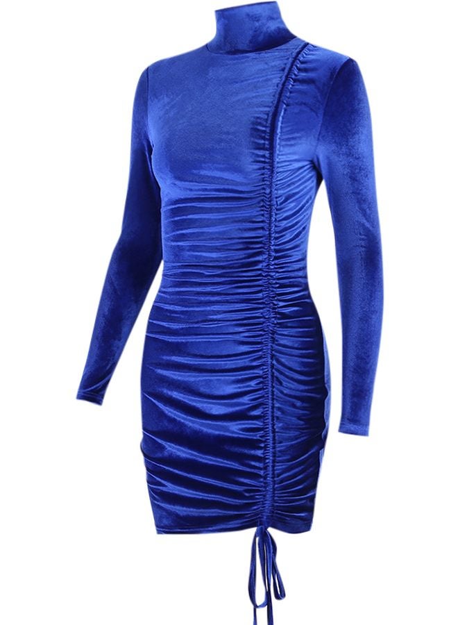 Bodycon Mini Dress Royal Blue - Image 1