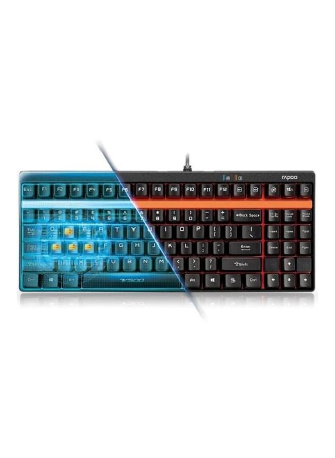 Rapoo - Wired RGB Backlit Mechanical Gaming Keyboard - Image 1