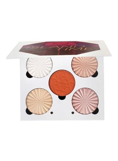 Island Time Highlighter And Blusher Palette Brown/Orange/White