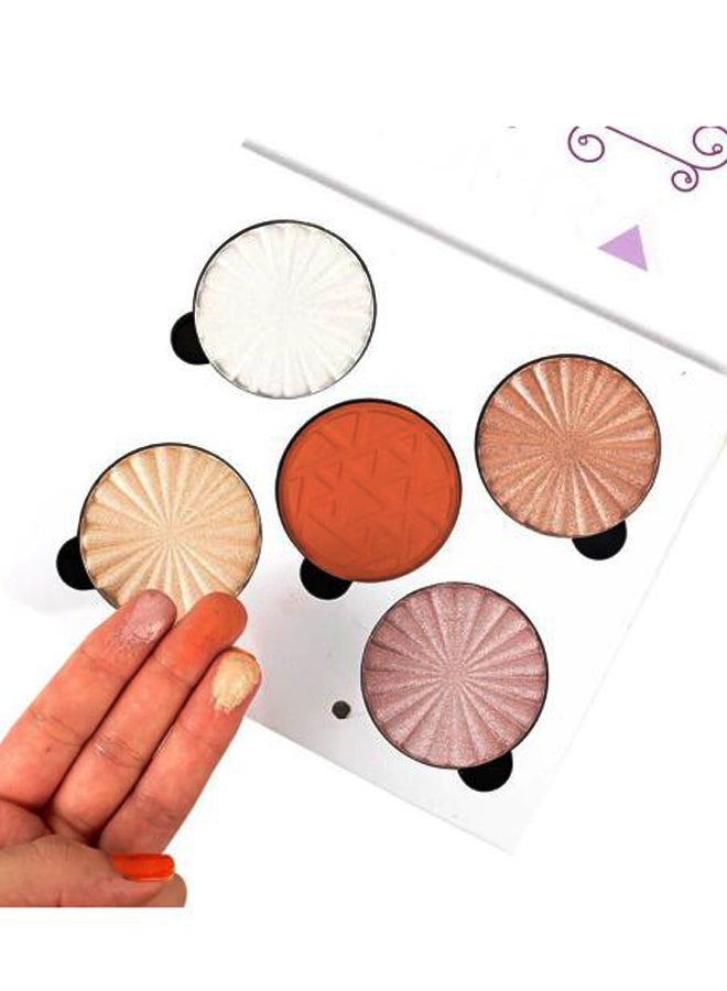 OFRA - Island Time Highlighter And Blusher Palette Brown/Orange/White - Image 1