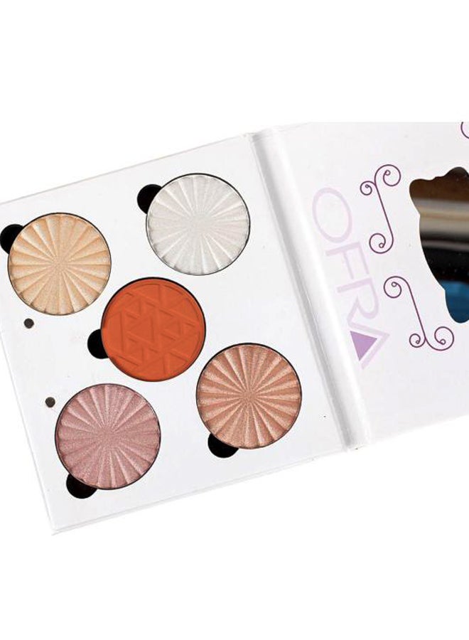 OFRA - Island Time Highlighter And Blusher Palette Brown/Orange/White - Image 1