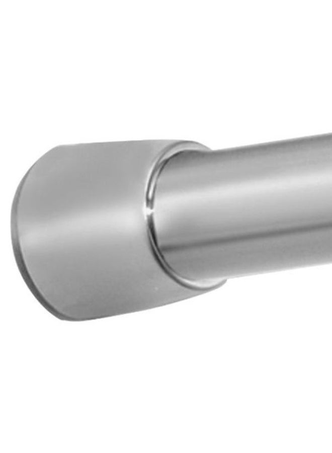 InterDesign Forma Shower Curtain Tension Rod Silver 43x1x1inch  - Image 1