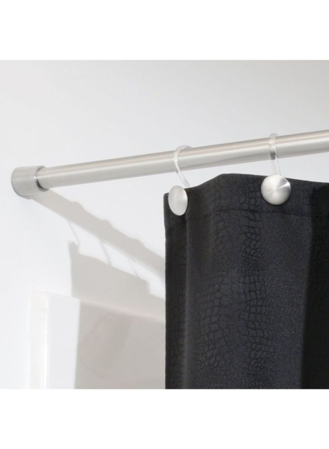 InterDesign Forma Shower Curtain Tension Rod Silver 43x1x1inch  - Image 2