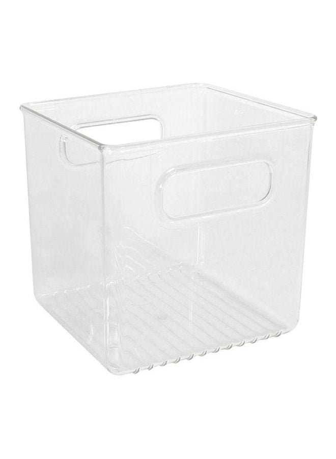 InterDesign - Linus Bath Organizer Clear 6x6x6inch - Image 1
