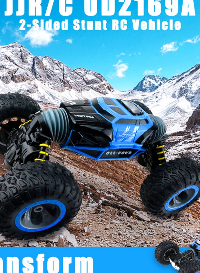 JJRC Double Sided Monster Rock Crawler Off-Road Stunt Car With Remote 41 x 10.5cm  - Image 3