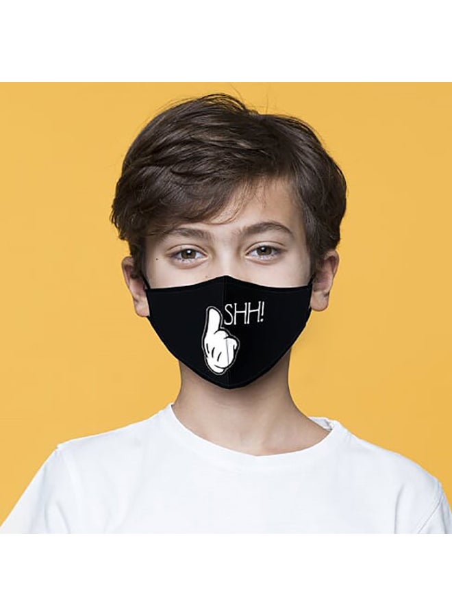DINA ZAKI SSHH! Printed Mask - Image 5