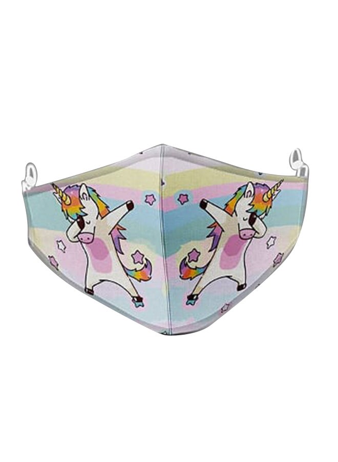 DINA ZAKI Dab Unicorn Printed Mask - Image 1
