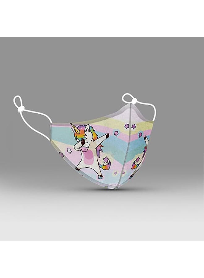 DINA ZAKI Dab Unicorn Printed Mask - Image 2