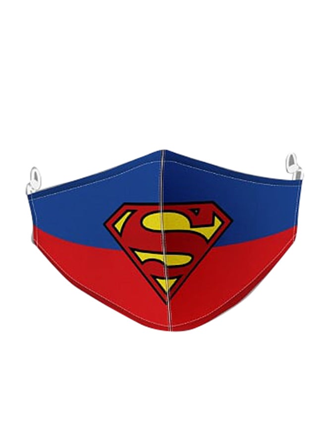 DINA ZAKI Superman Printed Mask - Image 1